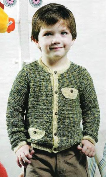 Жакет на пуговицах и с клапанами вместо карманов